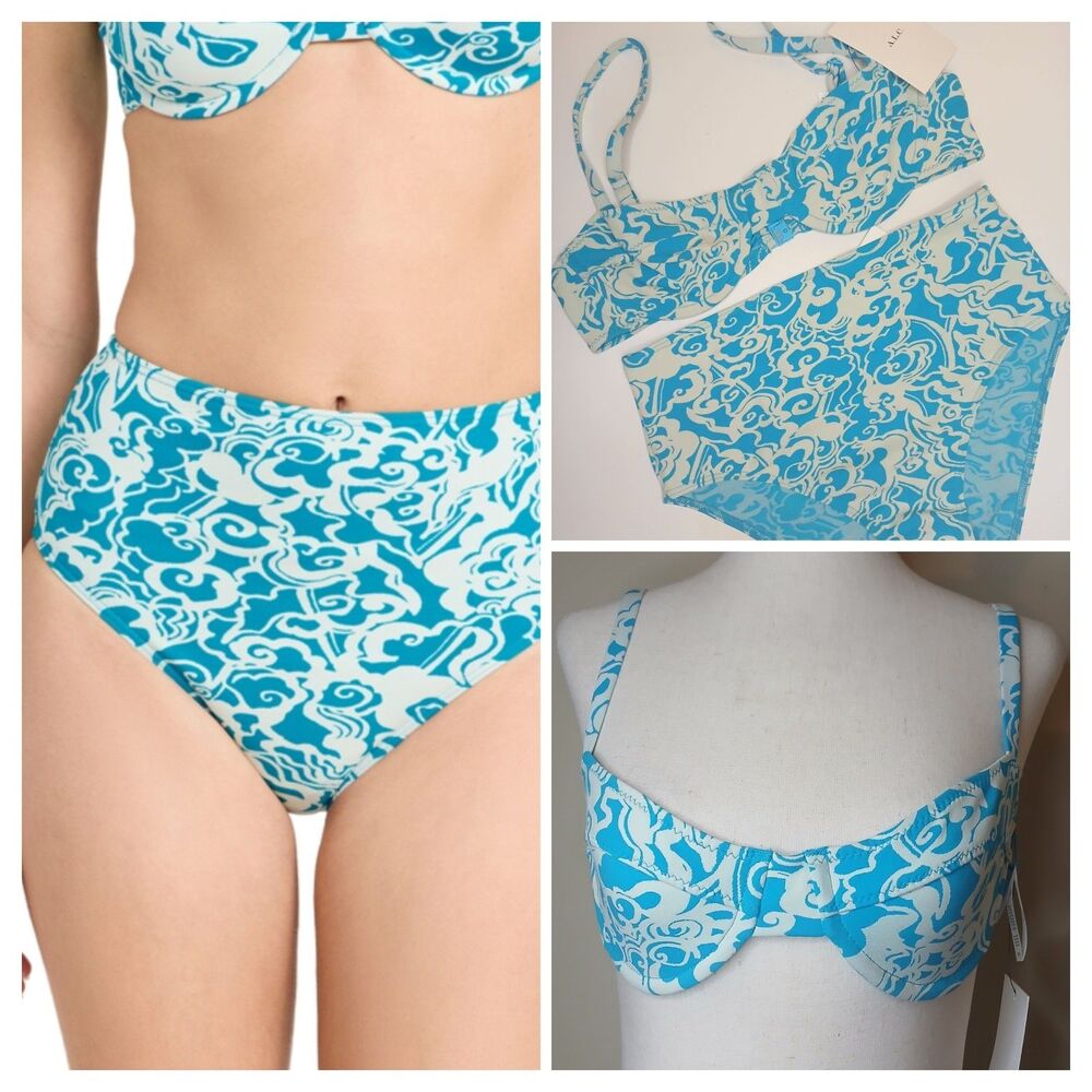 A.L.C. Swimsuit Sz M Bikini Underwire Adjustable High-waisted NWT $330